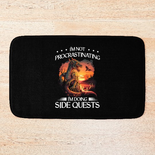 Mythical Creature Dragons Gift Men Dragon for a Bath Mats