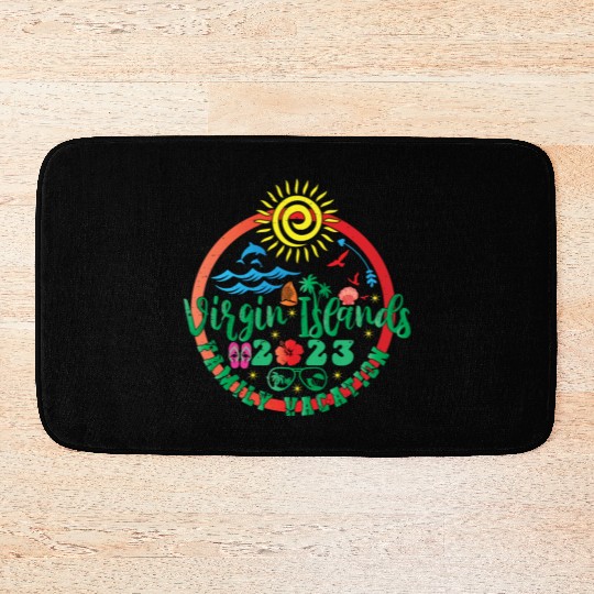 Family Vacation To US Virgin Islands 2023 Family Bath Mats