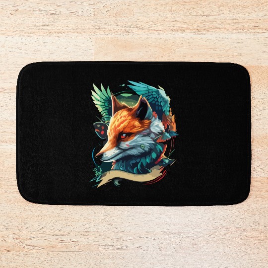 fox head Bath Mats