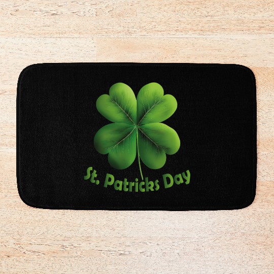 St Patricks Day, Happy Saint Patrick's Day Bath Mats