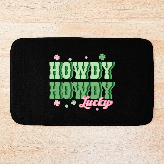Howdy lucky Bath Mats