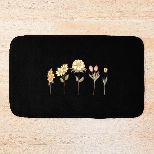 Wildflower, Flowers Plants Botany, Ladies Bath Mats