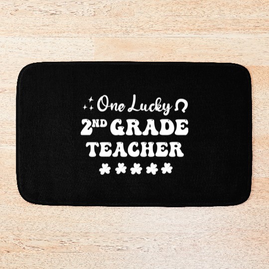One lucky kindergarten Grade Teacher Bath Mats