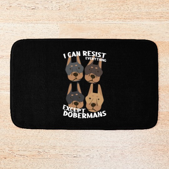 Doberman Lover Bath Mats