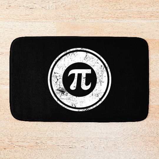 Pi Day Symbo Bath Mats
