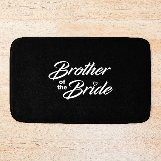 Brother Of The Bride Wedding Party Bath Mats