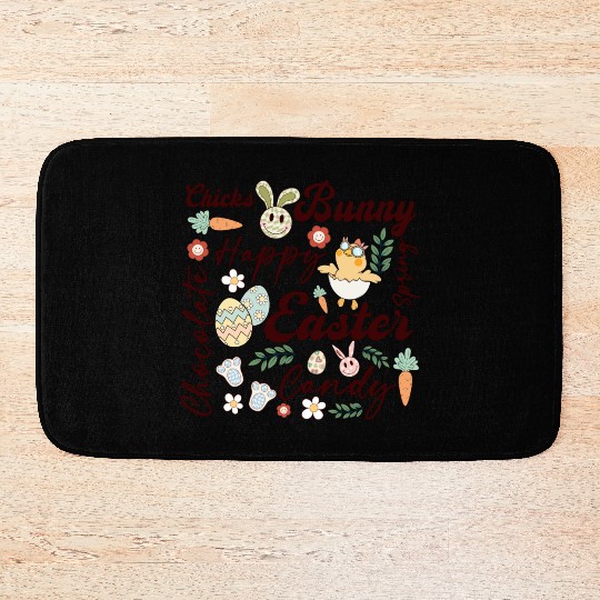 Happy Easter Bath Mats