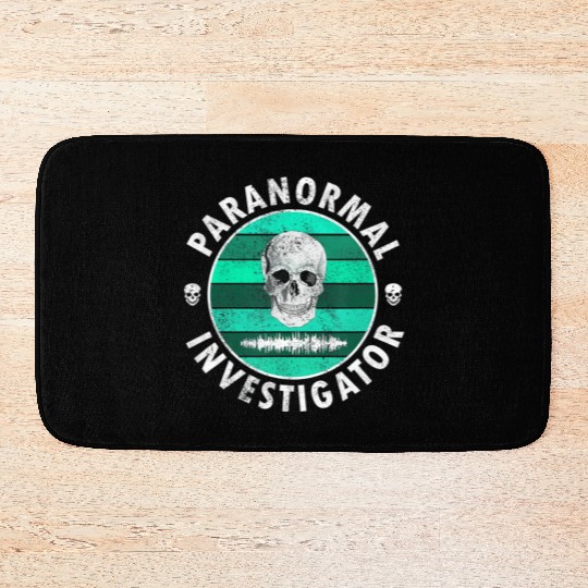 Ghost Hunting Paranormal Investigator Bath Mats