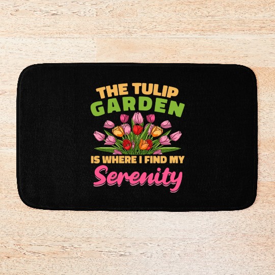 Tulip Gardening Tulips Bath Mats