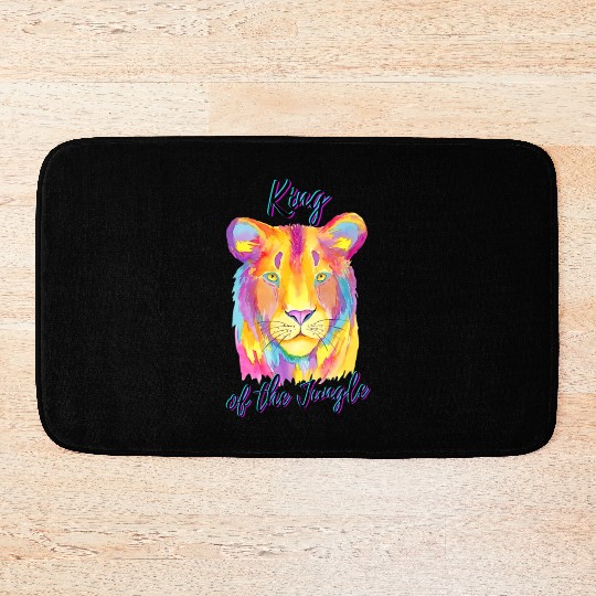 Lion King of the Jungle Bath Mats