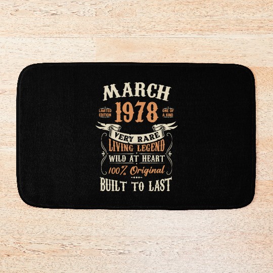 March 1978 Birthday Surprise Bath Mats