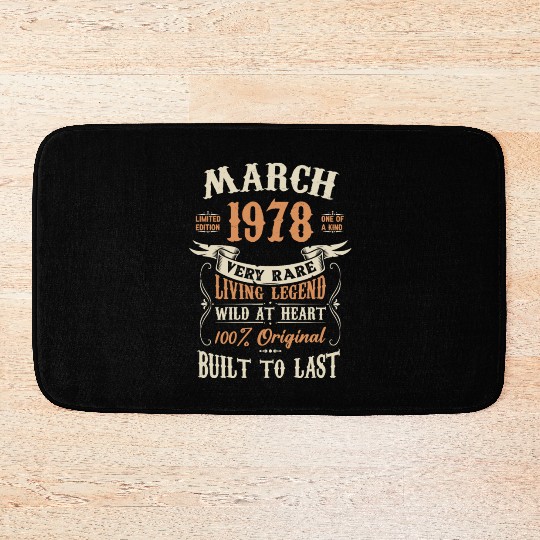 March 1978 Birthday Surprise Bath Mats