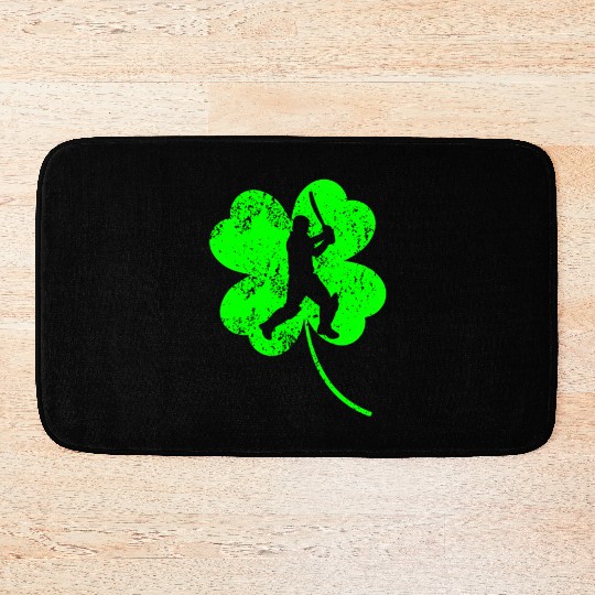 Cricket St. Patrick's day shamrock Bath Mats