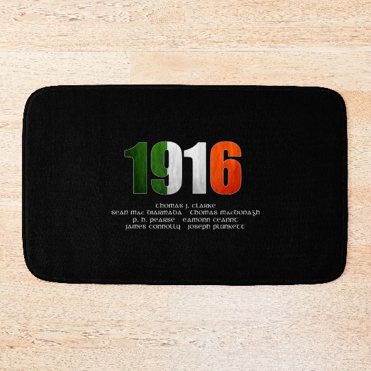 1916 Irish Easter Rising Signatories Commemorative Bath Mats