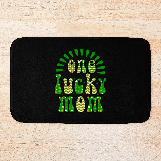 One luckyPatricks Day Sublimation Bath Mats