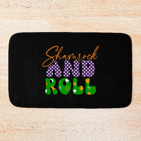 ShamrockPatricks Day Sublimation Bath Mats