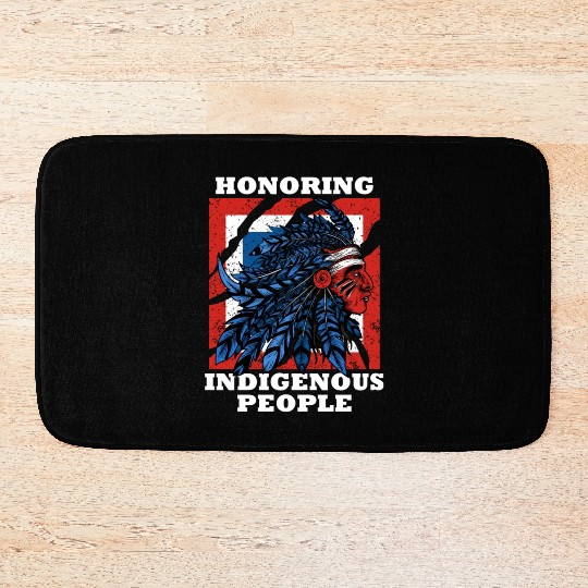 Honoring Indigenous People Heritage Native America Bath Mats
