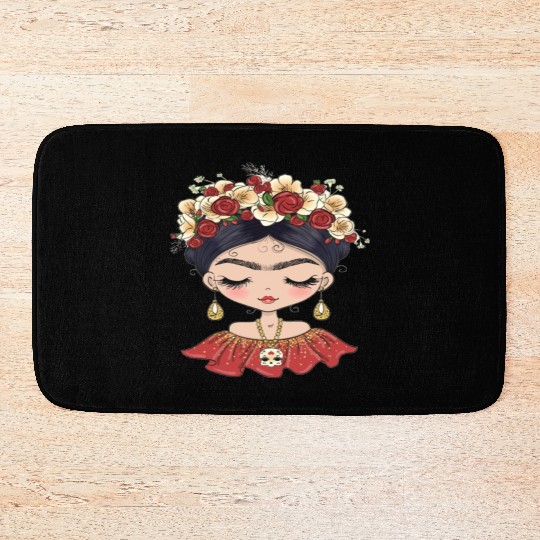 Frida Kahlo Bath Mats