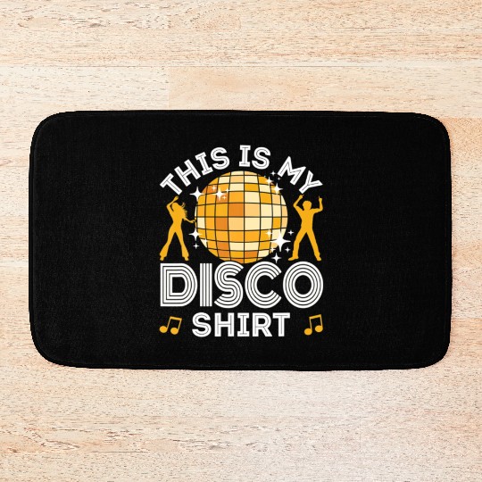 Disco 70s 80s Costume This Is My Disco Bath Mats