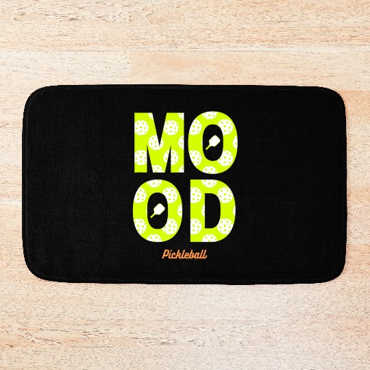 Pickleball Mood Play Pickleball Bath Mats