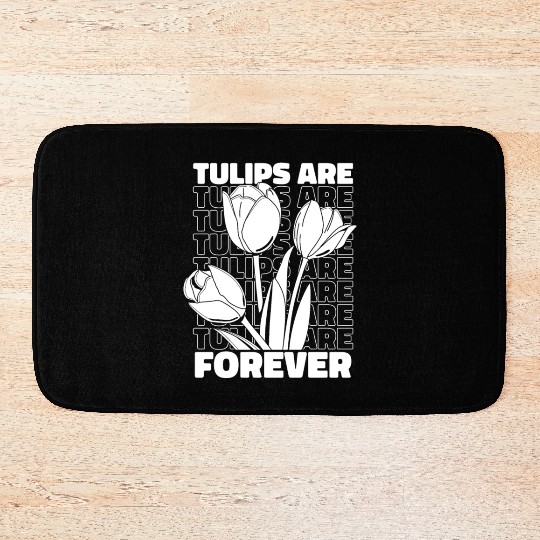 Tulip Gardening Tulips Bath Mats