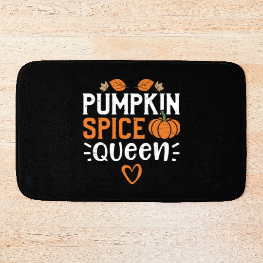 Pumpkin Spice Queen - Pumpkin Bath Mats