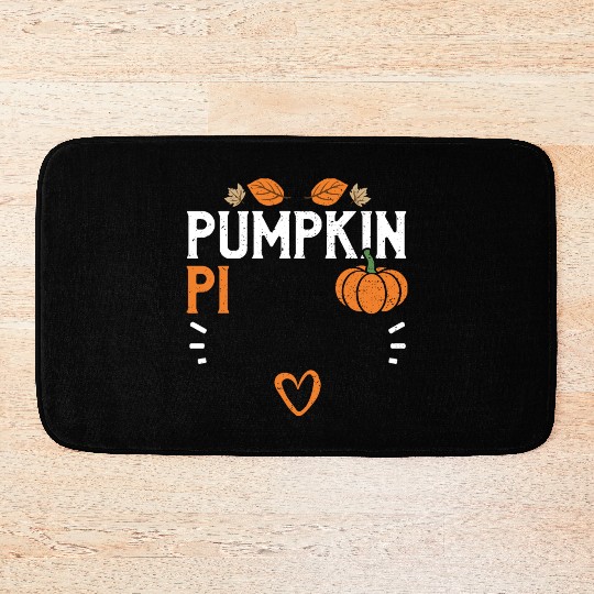 Pumpkin Pi - Pumpkin Bath Mats