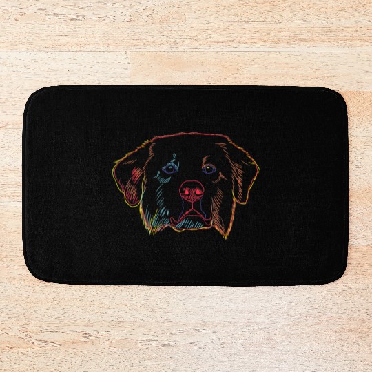 Dog Great Pyrenees Bath Mats