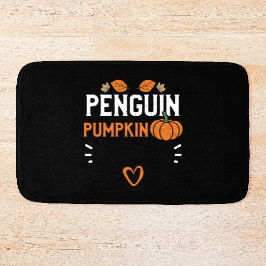 Penguin Pumpkin - Pumpkin Bath Mats