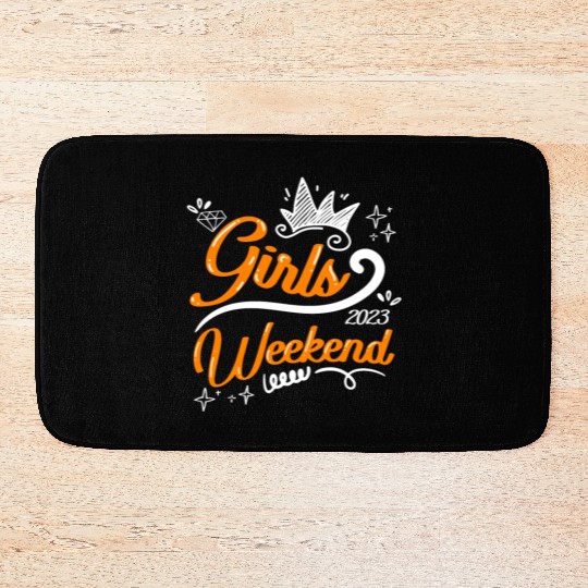 Girls Weekend Vacation Girls Trip Spring Break Bath Mats