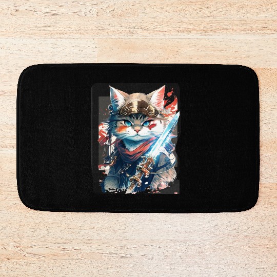 Japanese Samurai Ninja Bath Mats
