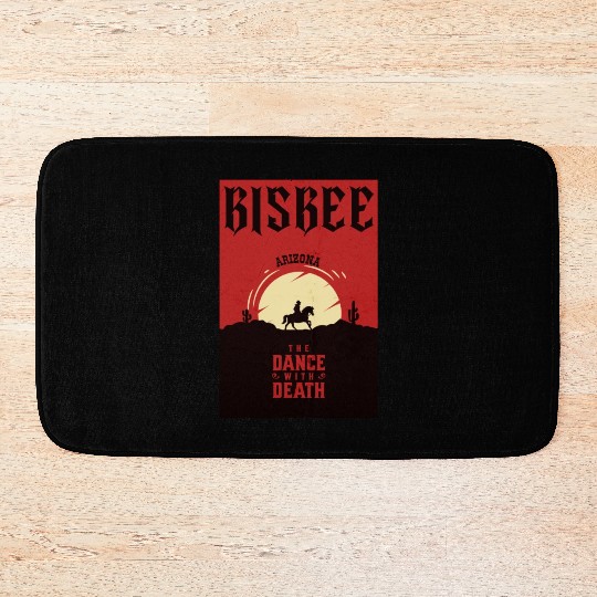 bisbee Arizonna wild west town Bath Mats