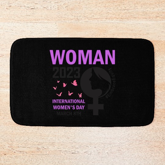 International Women's Day 2023 Embrace Equity Bath Mats