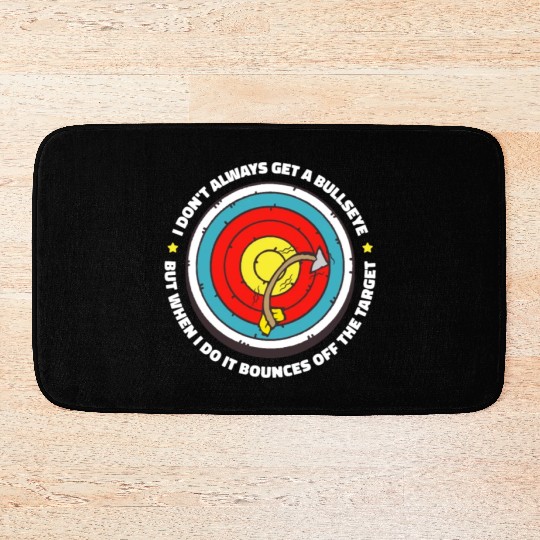 Archery Funny Bath Mats