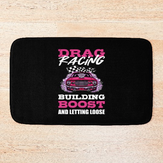 Drag Racing Drag Racer Drag Race Motor Sport Bath Mats