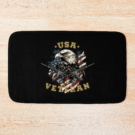 USA Army Veteran Bath Mats