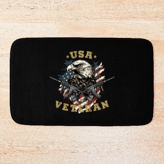 USA Army Veteran Bath Mats