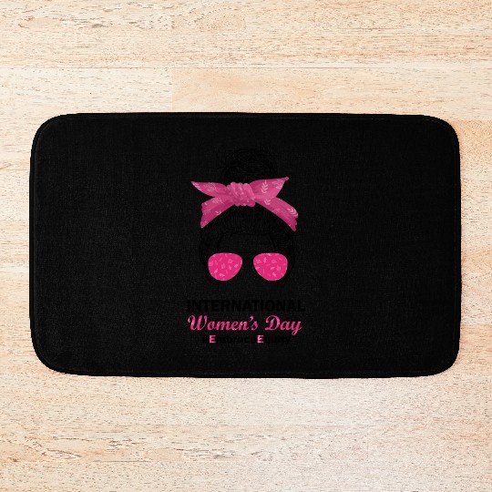 International Women's Day 2023 Embrace Equity Bath Mats