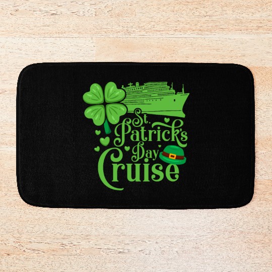 St. Patrick's Day Cruise Bath Mats