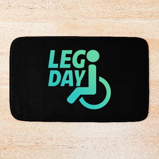 Leg Day Handicapped Wheelchair 22 Bath Mats