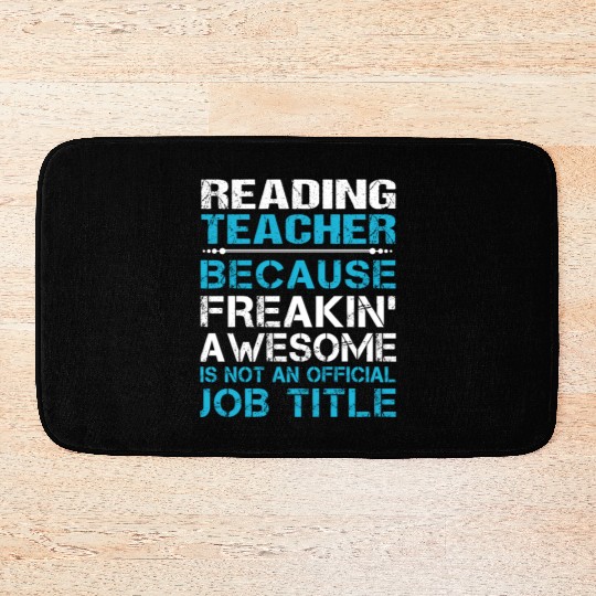 Reading Teacher Bath Mats - Freaking Awesome Gift It