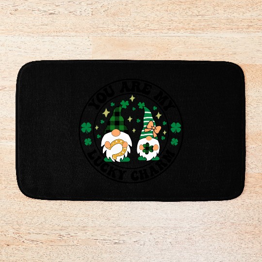 St. Patrick's Day Gnomes Saint Patricks Day Outfit Bath Mats