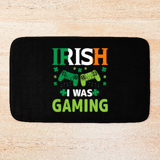 Irish i Was Gaming Bath Mats