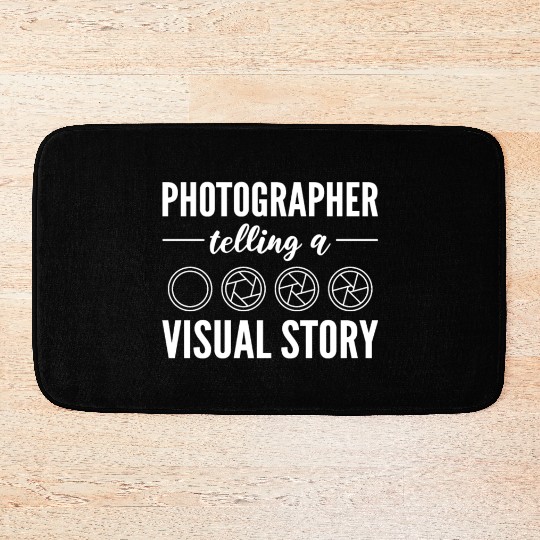 Photographer Telling A Visual Story Photography Bath Mats