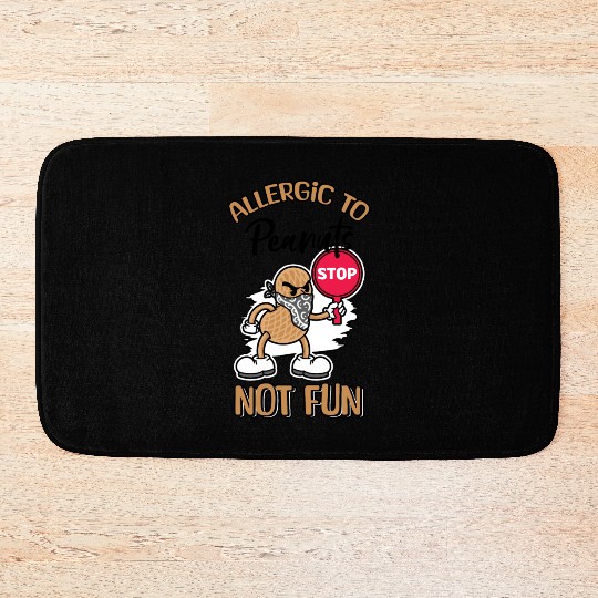 Allergic To Peanuts Not Fun Peanut Allergic Bath Mats