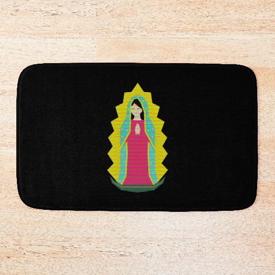 Lady Guadalupe Bath Mats | Guadalupe Bath Mats |VirginMary