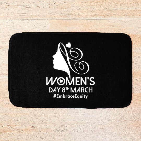 International Women's Day 8 March IWD Embrace Bath Mats