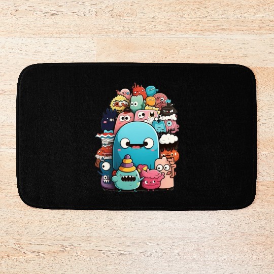 my imaginary friends Bath Mats