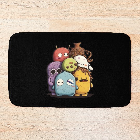 my imaginary friends Bath Mats