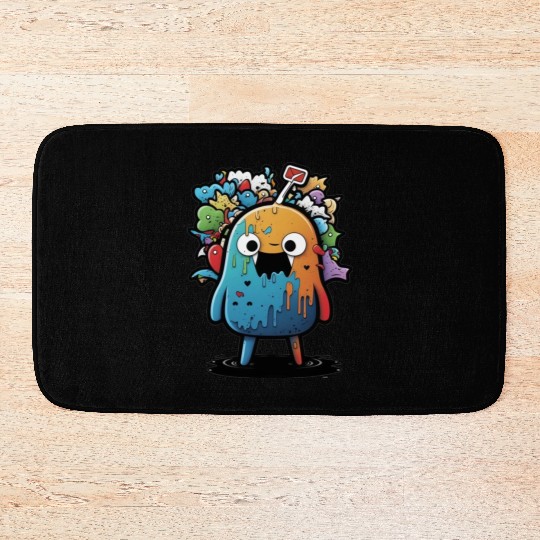 my imaginary friends Bath Mats